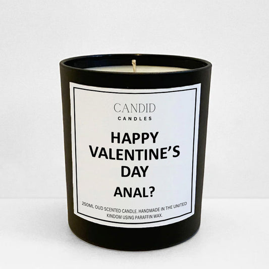 Anal? Funny Valentine's Day Scented Candle Get Candid