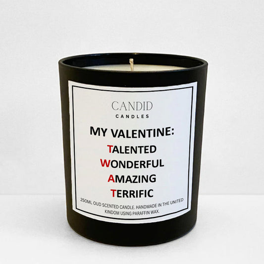 Twatty Valentine Funny Scented Candle